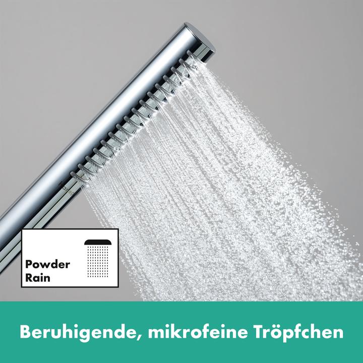 Immagine prodotto hansgrohe Pulsify S barra doccia 100, 1 tipo di getto a risparmio idrico+, 24126 (1 Tipo di fascio, 9 l/min)