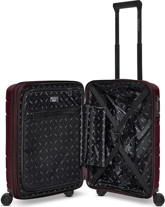 Actual product image Redolz Essentials 11 4 Rollen Kabinentrolley 55 cm mit Dehnfalte (45 l)