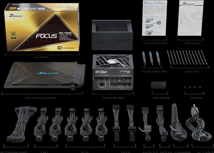 Produktbild Seasonic Focus GX (1000 W)