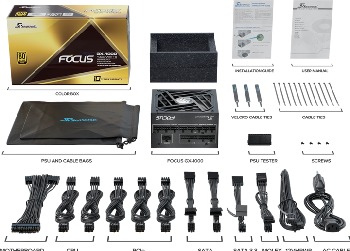 Immagine prodotto Seasonic Focus GX (1000 W)