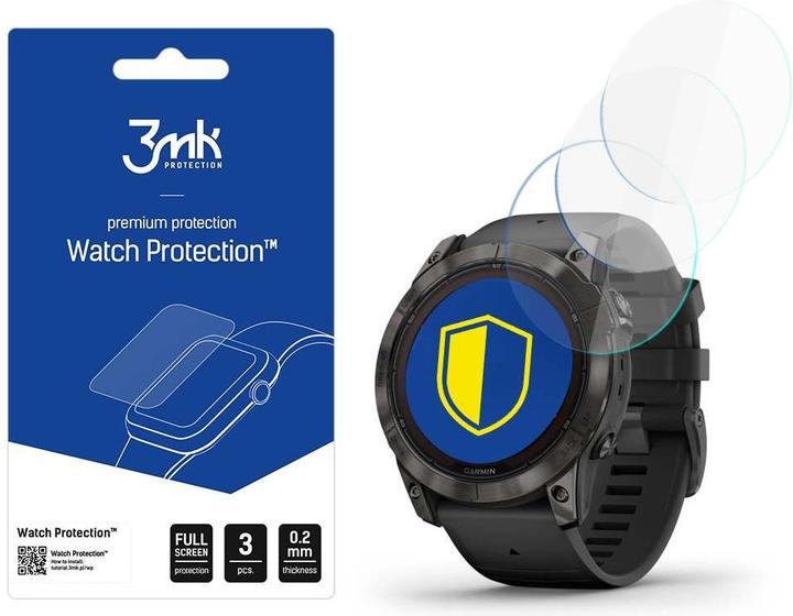 3MK FlexibleGlass Watch Garmin Fenix 7X Pro Solar Szkło Hybrydowe