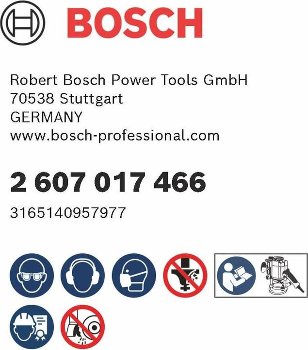 Immagine prodotto Bosch Professional Zubehör Set di frese per scanalatura con gambo da 8 mm