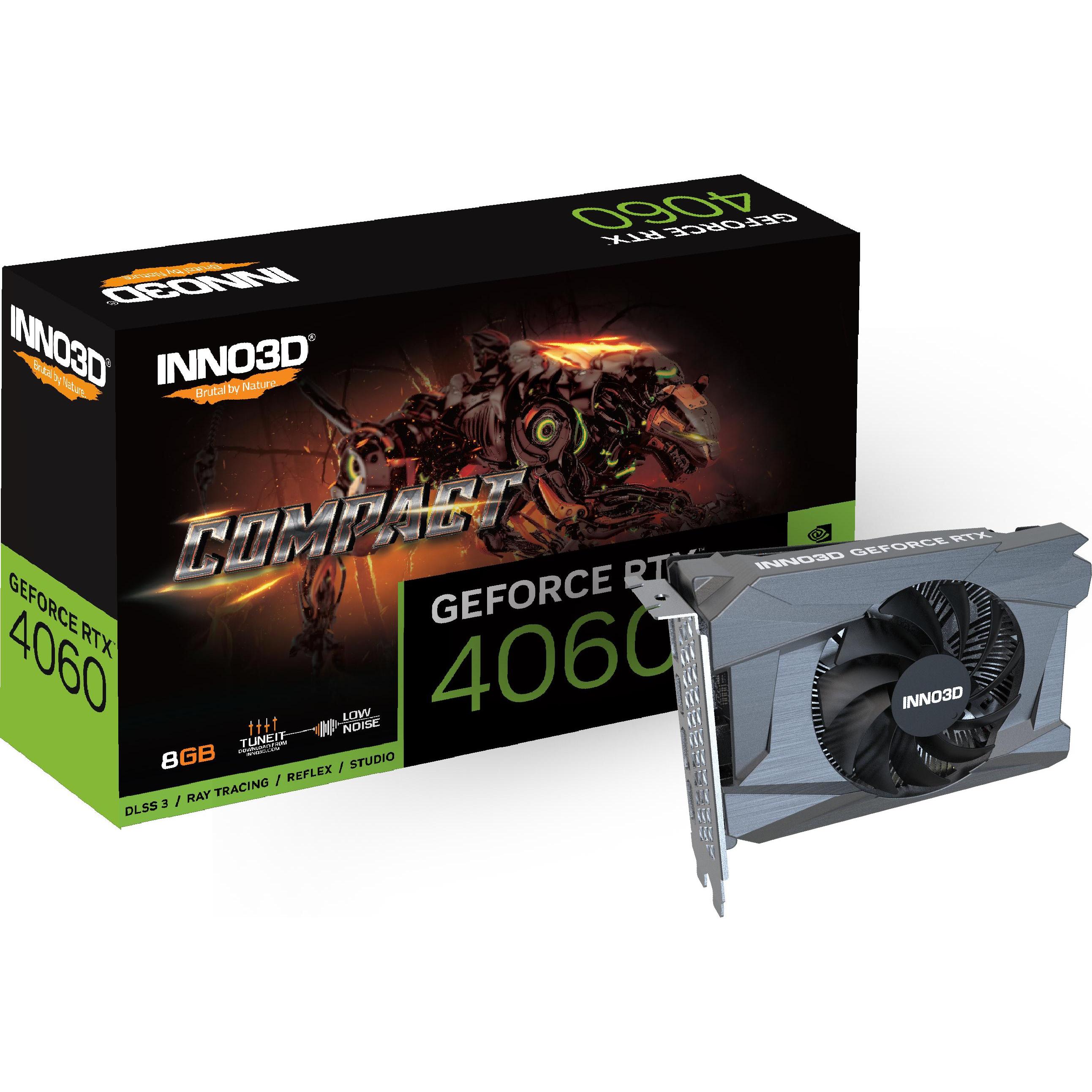 Thumbnail - Inno3D GeForce RTX 4060 Compact (8 GB), Grafikkarte