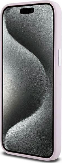 Produktbild DKNY DKHMP15XSMCHLP iPhone 15 Pro Max 6.7" różowy/pink hardcase Liquid Silicone Small Metal Logo Mag (Apple iPhone 15 Pro Max)