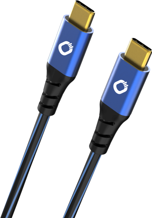 Produktbild Oehlbach USB 3.2 Gen 1 (USB 3.0) Anschlusskabel (1x C™ Stecker 1x Stecker) 3.00 m vergoldete Steckkontakte (3 m, USB 4.0)