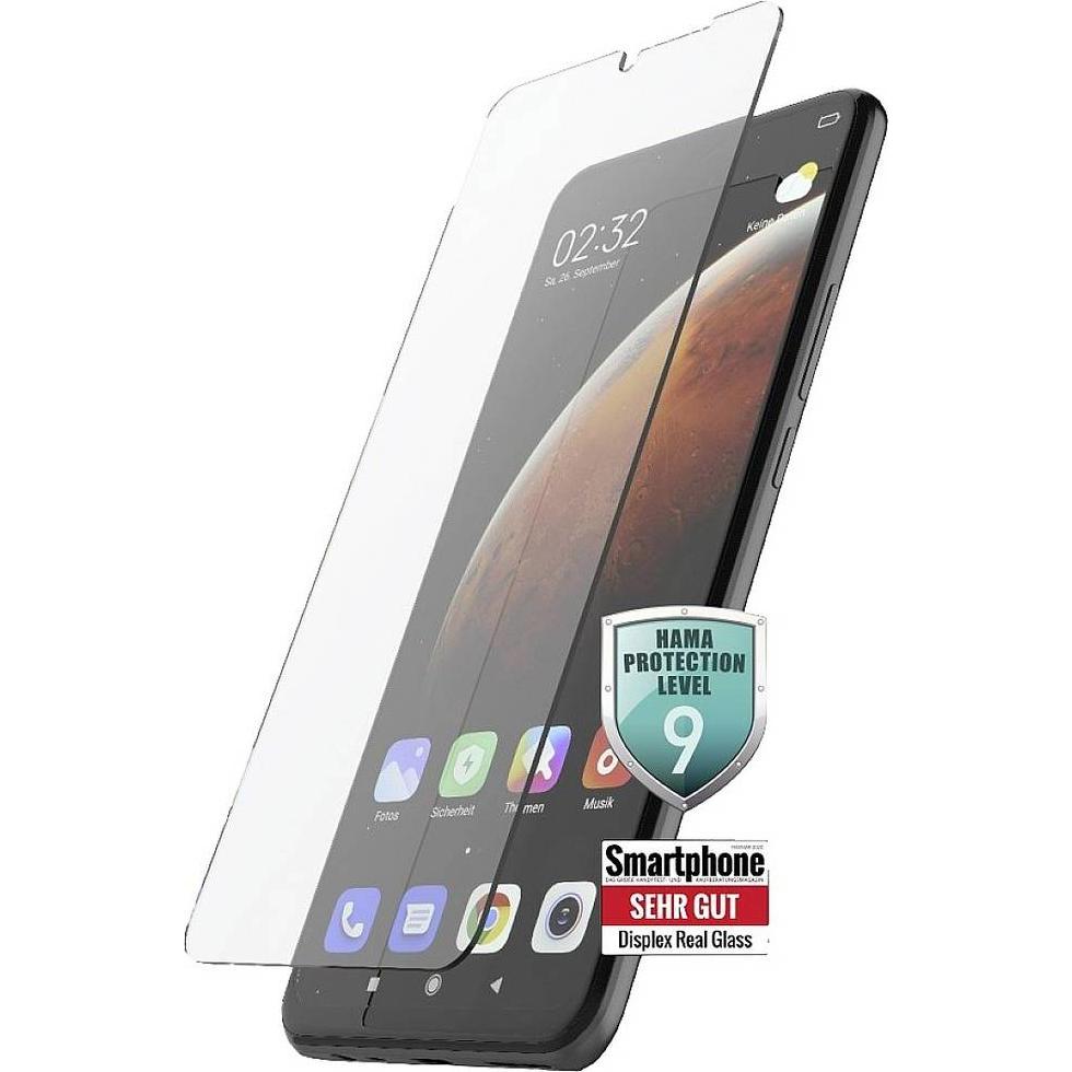 Hama Premium Crystal Glass (1 Stück, Xiaomi Redmi 10C), Smartphone Schutzfolie, Transparent