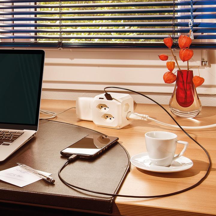 Image du produit Steffen Cube (8 x, USB-A, Type 13, 1.50 m)