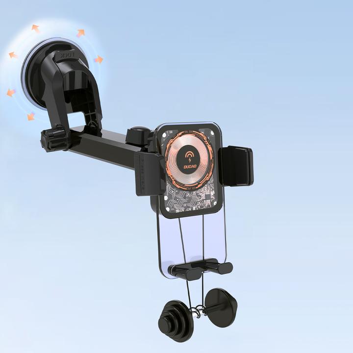 Immagine prodotto Dudao Supporto da auto a pinza F19 con caricatore induttivo da 15 W - nero