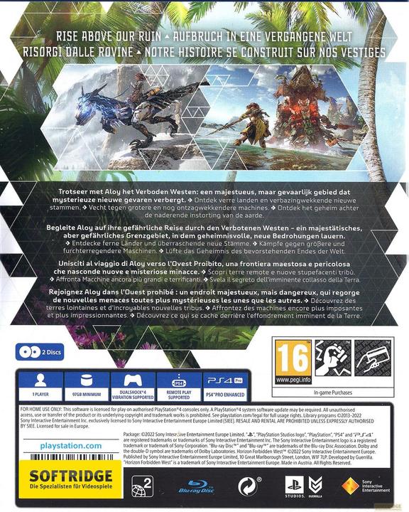 Produktbild Sony Horizon Forbidden West (PS4, Deutsch, Französisch, Italienisch)