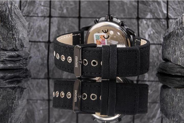 Produktbild Skmei 2071LBKBK Herrenuhr + BOX (Analoguhr, Chronograph, 43 mm)