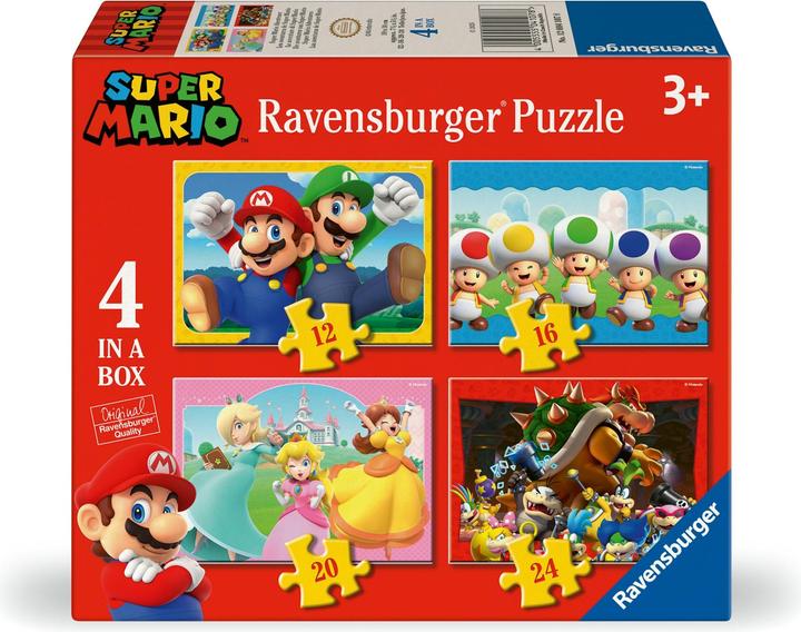 Produktbild Ravensburger 4in1 Super Mario (12 Teile)