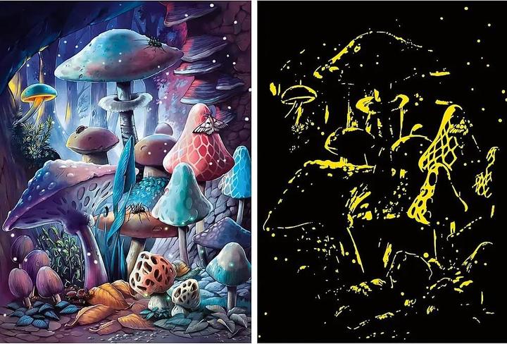 Produktbild Ravensburger Moonlight Mushrooms (500 Teile)