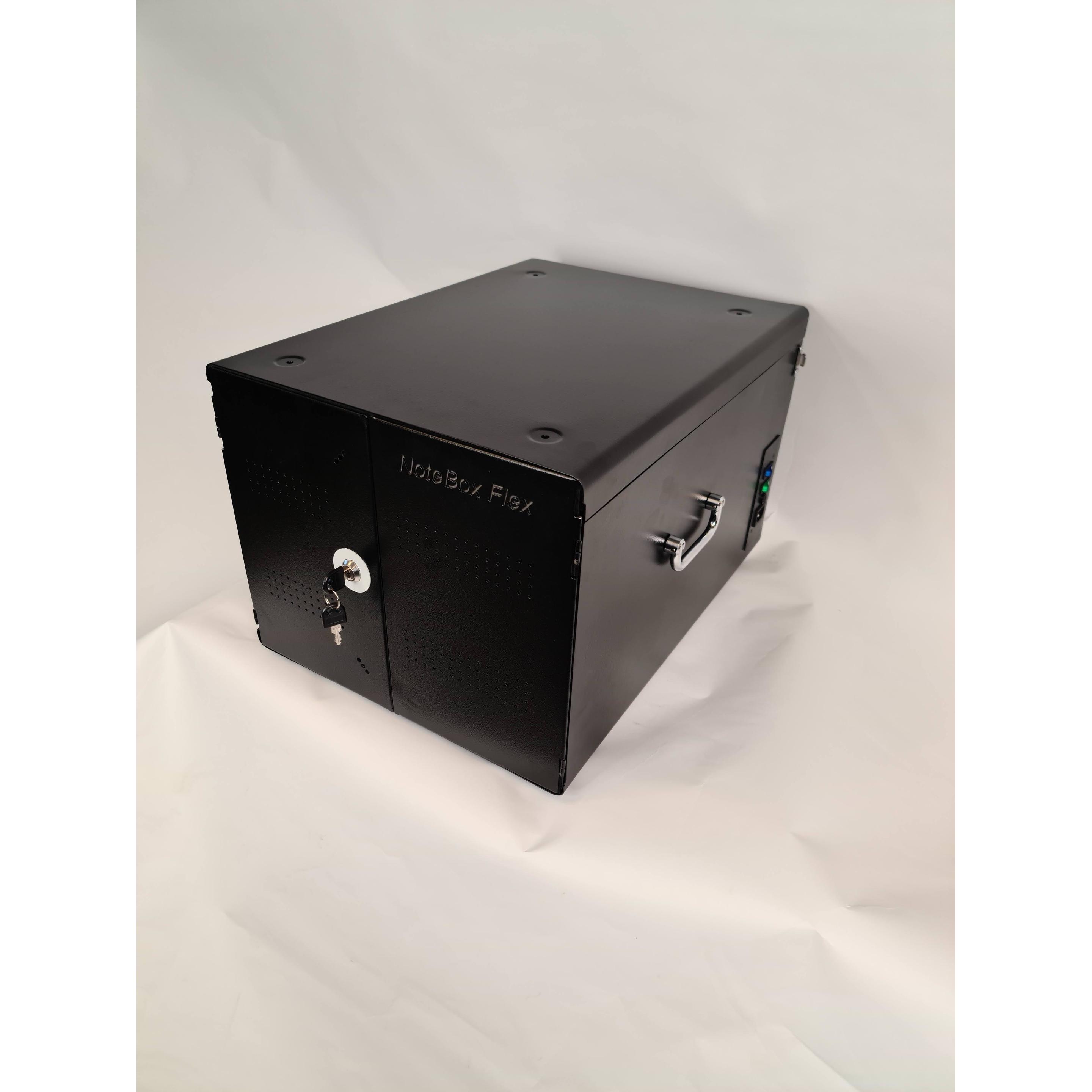 Leba NBOX-A-10-UC-SC, Notebookwagen, Schwarz