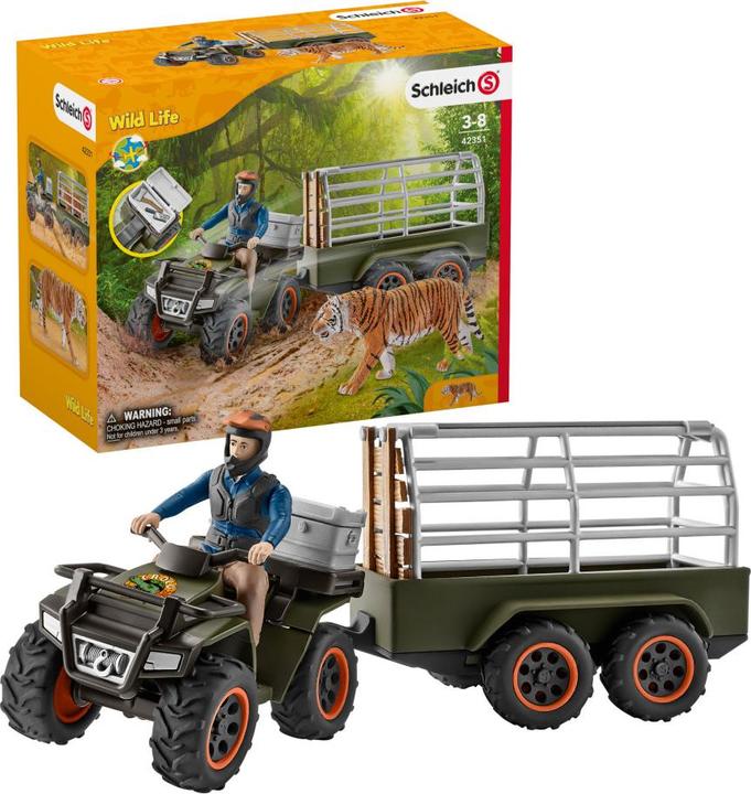 Immagine prodotto Schleich Quad con rimorchio e ranger