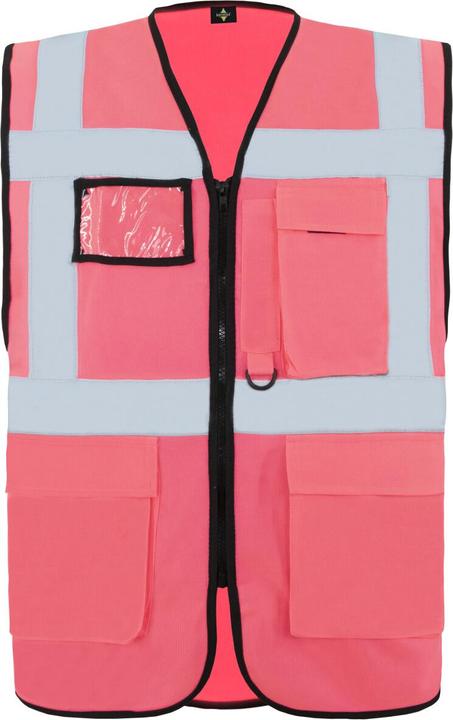 Produktbild Korntex Warnweste Multifunktional Hamburg Neonpink mit 360° Sicherheit M EN ISO 17353 ® KXCMF (M)