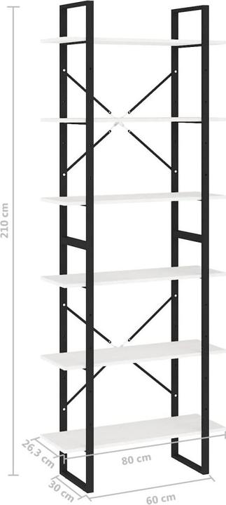 Actual product image VidaXL Elden (80 x 30 x 210 cm)