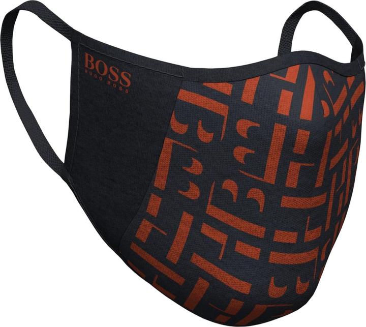 Actual product image BOSS Unisex Adult Repeat Print Face Mask