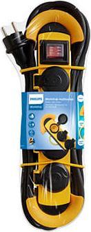 Produktbild Philips SPN5140YB/39 Aussensteckdose - Mehrfachsteckdose für den Aussenbereich (4 x, CEE 7/3, 3 m)