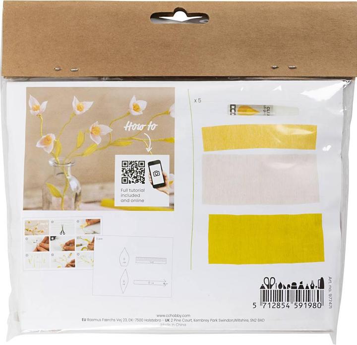 Image du produit Creativ Company Mini kit de bricolage papier crépon (1 x)
