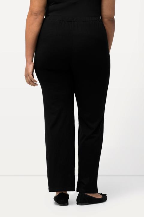 Immagine prodotto Ulla Popken Pantaloni in jersey con taglio della gamba dritto e tasche, fino alla taglia 72/74 (46, 48)
