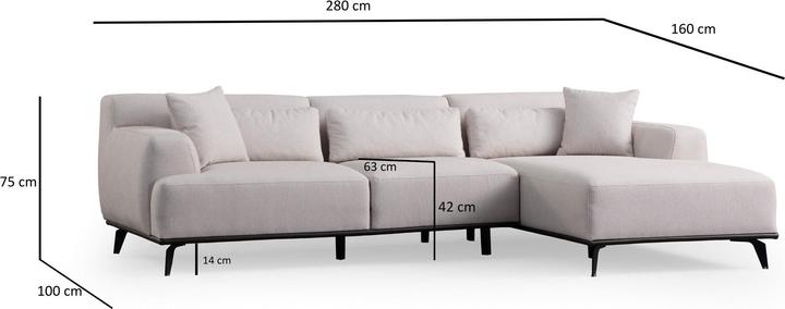 Produktbild Atelier del Sofa Jaguar (Ecksofa)