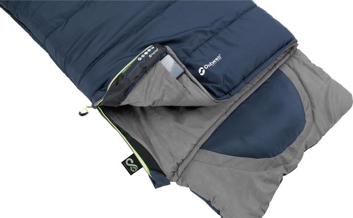 Produktbild Outwell Schlafsack Contour Junior Polyester, Dunkelblau (170 cm)