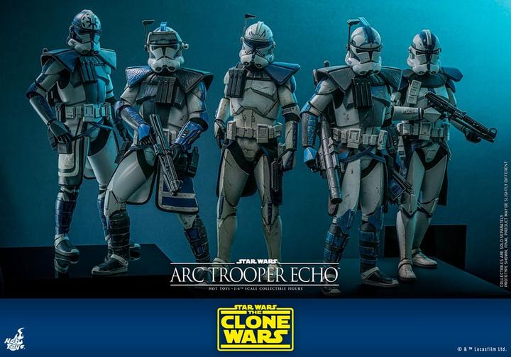 Produktbild Hot Toys Star Wars: The Clone Wars Actionfigur 1/6 Arc Trooper Echo 30 cm