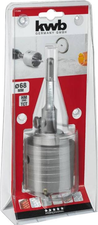 Immagine prodotto kwb Punta cava con gambo HARD METAL e punta pilota (68 millimetri)