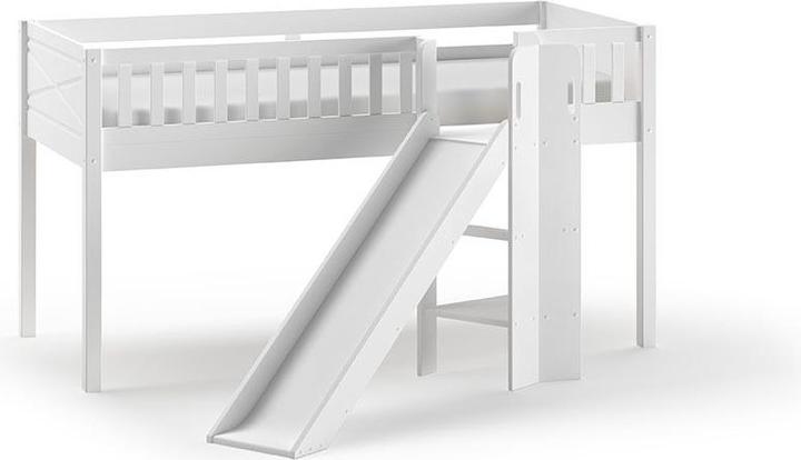 Immagine prodotto Vipack Letto a mezza altezza Scott Spring con scivolo (90 x 200 cm)