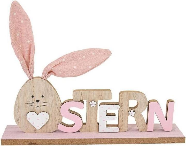G. Wurm Aufsteller Schriftzug Ostern mit Hasenohren 24 x 5 (1x)