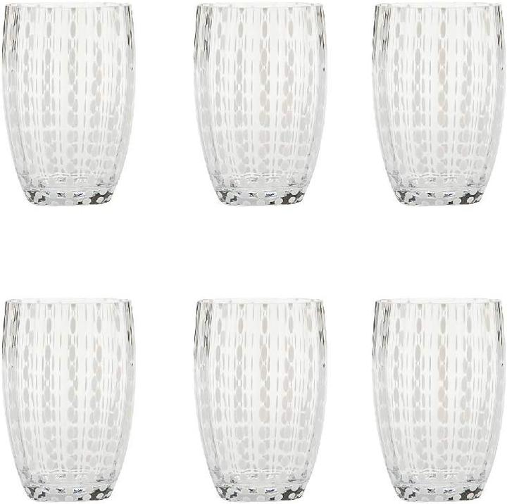Immagine prodotto Zafferano Perle Tumbler Clear Glas (0.32 l, 6x)