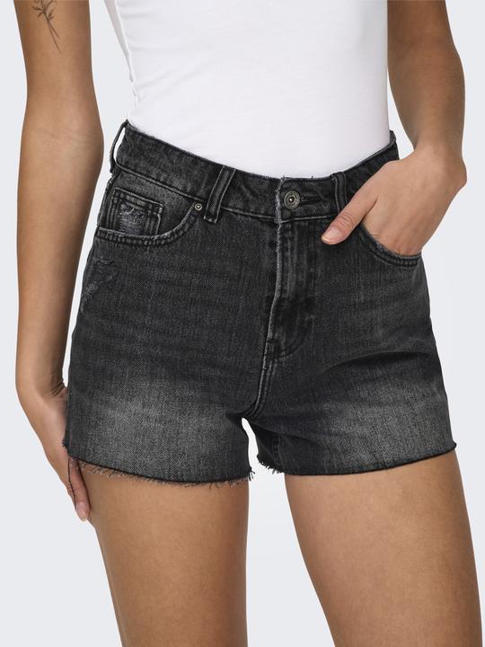 Produktbild Only ONLGABI Hohe Taille Normal geschnitten Jeans-Shorts Jeans-Shorts (S)