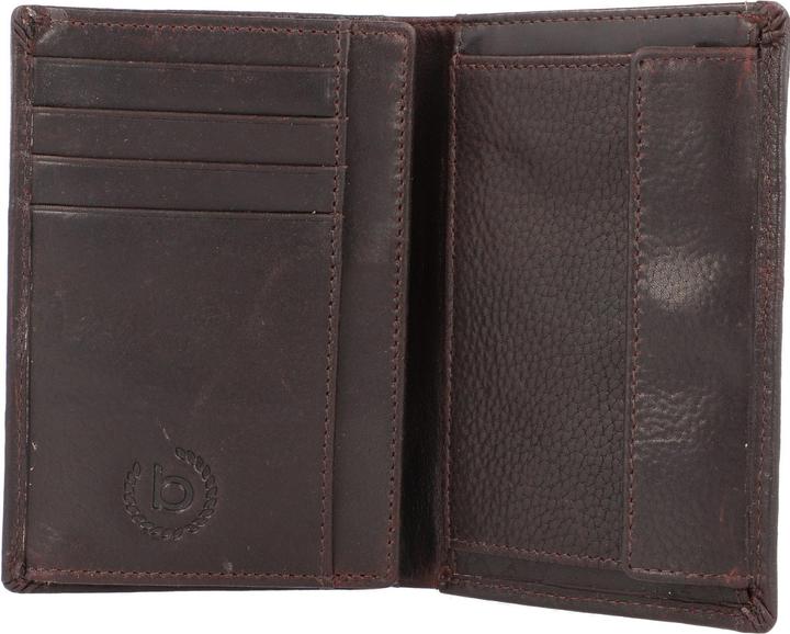Actual product image Bugatti Woven leather wallet 10 cm