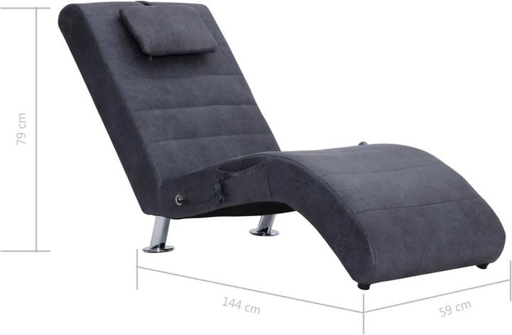 Produktbild vidaXL Chaiselongue