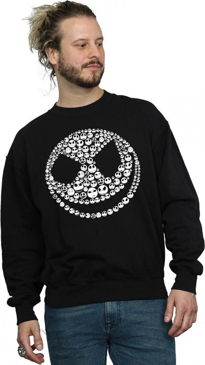 Disney Nightmare Before Christmas Jack Skull Collage Sweatshirt (M)