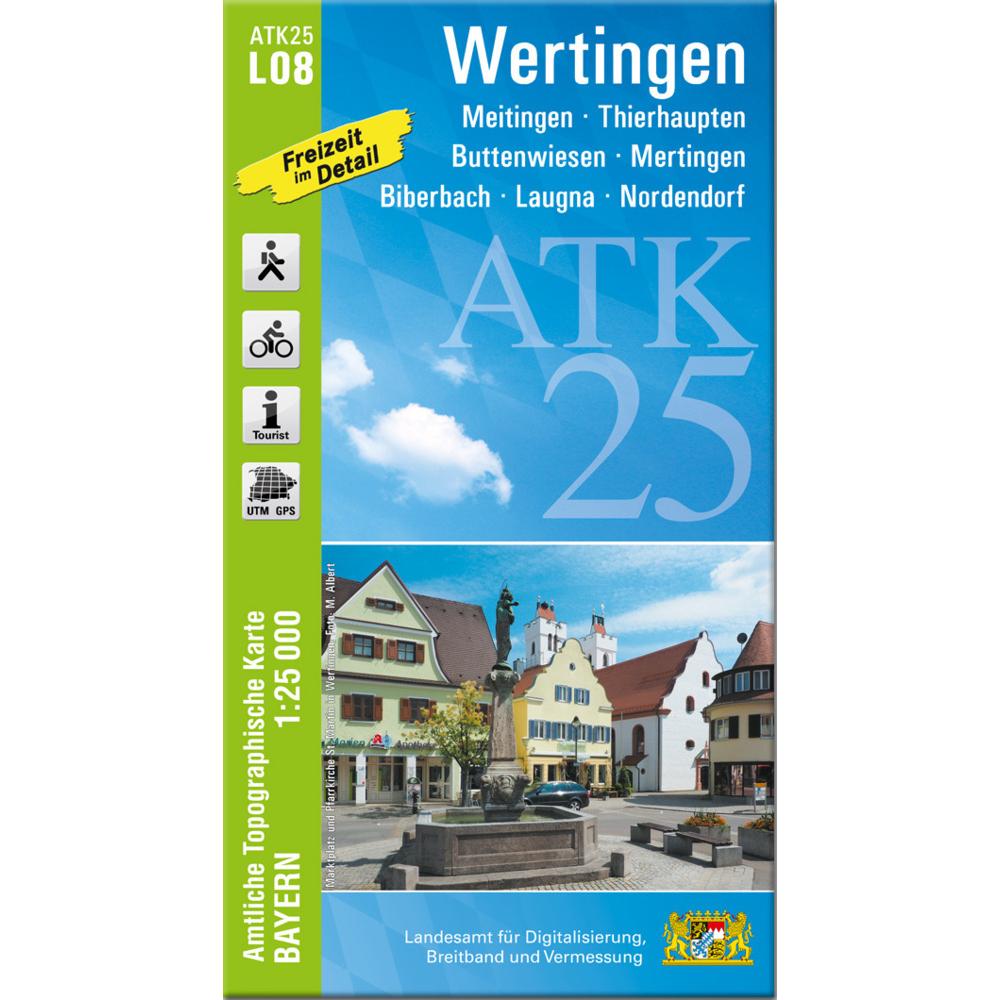 ATK25-L08 Wertingen, Landkarte