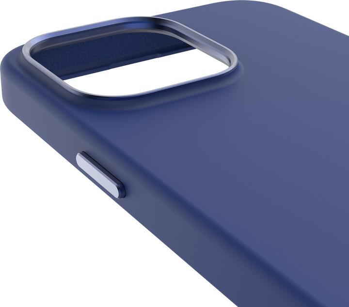 Actual product image Decoded AntiMicrobial Silicone Backcover iPhone 15 Pro Max Galactic Blue (Apple iPhone 15 Pro Max)