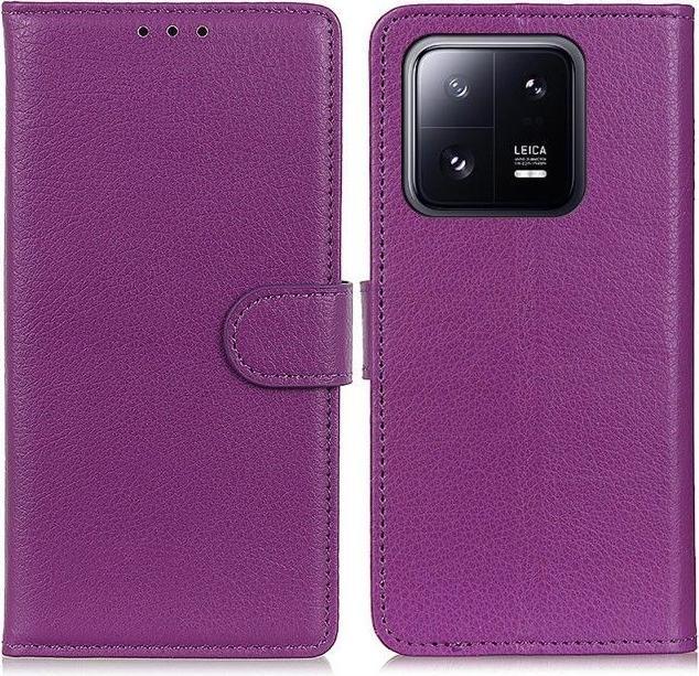 Image du produit MU Classic Série de couvertures de livres en cuir Litchi (Xiaomi 14)