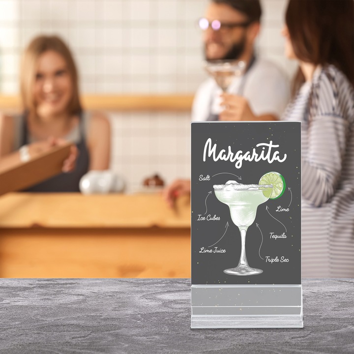 Immagine prodotto Relaxdays 6x porta-menù-da-tavolo