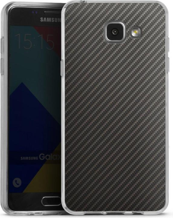 Produktbild DeinDesign Silikon Hülle für Samsung Galaxy A5 (2016) Handyhülle Case Smartphone Schutzhülle Carbon Metallic (Samsung Galaxy A5 (2016))