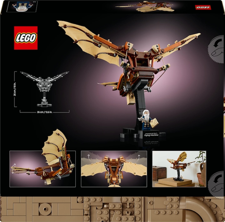 Produktbild LEGO Die Flugmaschine von Leonardo da Vinci (10363, LEGO Icons)
