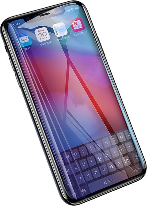 Image du produit Baseus iPhone Xs Max Verre blindé plein écran antireflet