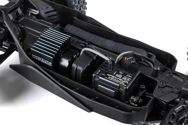 Actual product image Arrma Buggy Typhon Grom Mega 380 Blue, RTR, 1:18 (RTR Ready-to-Run)