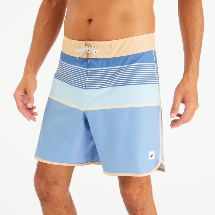 Actual product image Olaian Men's Boardshorts Surf 500 18" Long - Navy blue (46, 52)