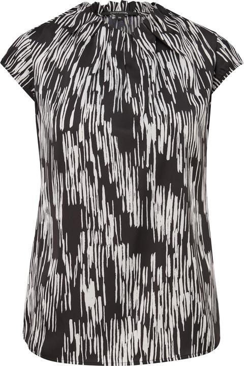 Produktbild Comma Bluse Geraffte Bluse mit All-over-Print (40)