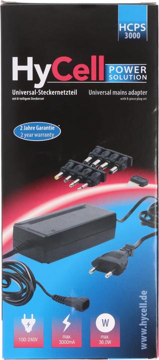 Produktbild Goobay 3 V - 12 V Universal-Netzteil