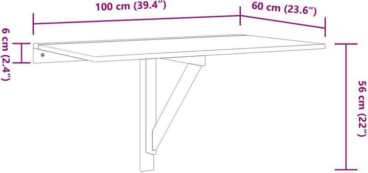 Produktbild vidaXL Ariel (100 x 60 x 56 cm)