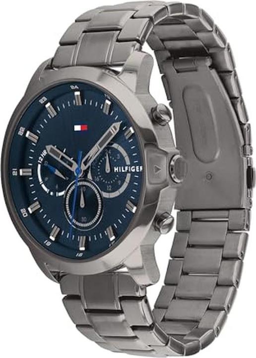 Produktbild Tommy Hilfiger Hilfiger - 1791796 Horloge - Mannen - Grijs- RVS - Ø 46 mm (46 mm)