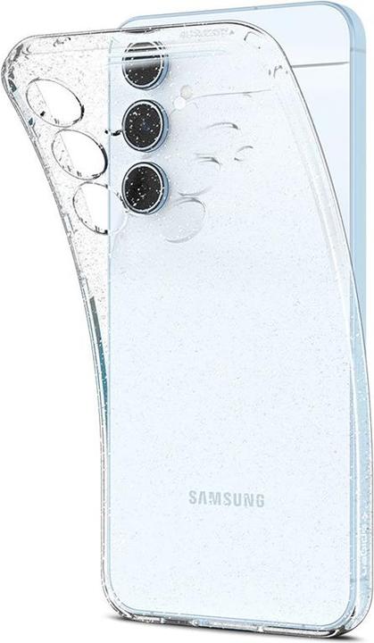 Actual product image Spigen Liquid Crystal case for Samsung Galaxy A55 5G - transparent and glitter (Samsung Galaxy A55)