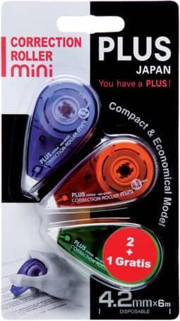 Produktbild Plus Japan Korrekturroller "MINI", 4,2 mm x 6 m